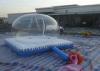 Christmas Inflatable Snow Globe / Clear Bubble Tent With Air Mattress and Zipper