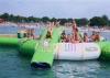 Outdoor Residential Inflatable Water Trampoline With Slide , Safe And No Toxicity