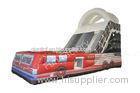 Interesting Giant Inflatable Slide For Kids , Fire Truck Inflatable Slide Rental