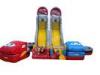 Big Inflatable Toys Car Theme Blow Up Slides With Commercial Grade PVC