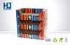 Small Glossy Cardboard Display Box With 3 Tiers / POP Storage Products Stand