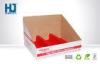 Custom Small Corrugated Counter Boxes , Retail Display Stand with 2 layers