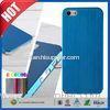 Blue Ultra Thin Brush Shockproof Non Slip Cell Phone Carrying Case for Iphone 5 5s