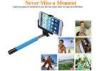 Mobile Phone Bluetooth Selfie Stick , Extendable Hand Monopod For Travel