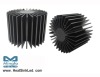 75.2W Bridgelux Modular Passive LED Star Heatsink Φ135mm