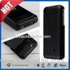 Black Cellular Phone External Backup Battery Charger Case 3200mah For iphone 4 4G 4S