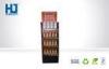 Color Printing Trade show Shampoo Cardboard POP Display / Rack With 4 Tiers Foldable