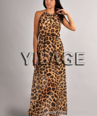 2015 new design hot in summer Boho Maxi Chiffon Dress