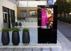 Floor standing digital signage outdoor LCD advertising Screen with WIFI , 3G network