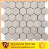 Wholesale crema marfil hexagon mosaics for bathroom