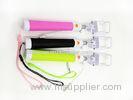 Telescopic extendable travel Wired Selfie Monopod for smartphone iPhone