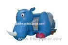 Inflatable Party Bounce House With Slide / Animal Kingdom Bounce House Rentals