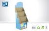 Three Tire Cardboard POP Display , oil printing floor Display Stand For Plush Toys