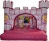 Professional Pink Outdoor Inflatable Bounce House Castle For Backyard