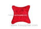 Custom Small Red Decorative Pillows for Sofa , Modern Couch Pillows