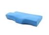 Environment Polyester Anti Snoring Memory Foam Pillow King Size , Blue