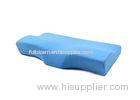 Environment Polyester Anti Snoring Memory Foam Pillow King Size , Blue