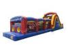 Giant Inflatable Obstacle Course Bounce House , Inflatable Outdoor Obstacle