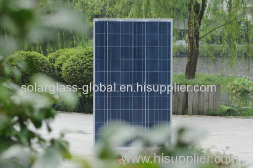 50w anti-reflective tempered solar panel glass