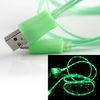 Colorful IPhone usb cable Visible Apple 8-pin lightning to USB Cable with LED Light