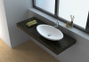 Egg Shape Solid Surface Counter-top Wash Basin