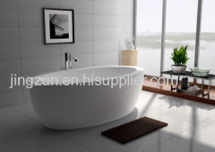 Customized Freestanding Composite Resin Artificial Stone Bathtub