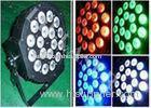 Multi Color RGB Flat LED Par Cans DMX , 60W AC100Volt - 240V LED Flat Par Light