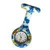 Mini Blue And White Porcelain Print rubber Nurse Fob Watches Lightweight