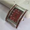 Custom Square Alloy Watch Heads For Ladies Causal Wristwatch , Diamond Watch Face