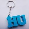 promotional Alphabet Shaped Soft PVC Keychains For Festival Logo Engraving