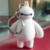 3d Silicone Soft PVC Baymax Keychain