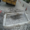 Rapid reapir conrete bridge deck pothole by concrete repair mortar manufactured in HUINENG