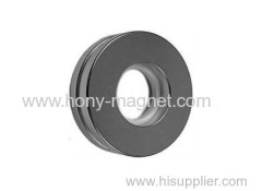 Sintered Neodymium Magnets 2 x 1 x 1/4 inch Ring N48