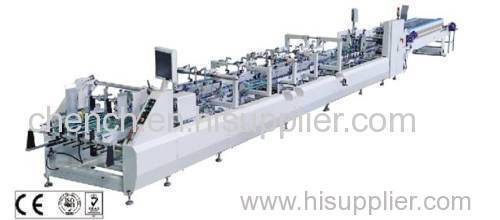 High speed fully automatic folder gluer Machine