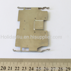 SUS304 Precision metal stamping electronic components in 0.8mm thickness and 90 ±0.5 degree bending angle