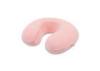 Pink Luxury Velvet Small Memory Foam Pillow Travel Size for Kids