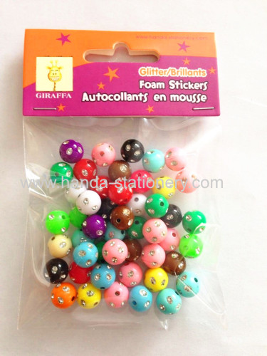 DIY accessories 20 mm beads acrylic diamond bead plastic round bead