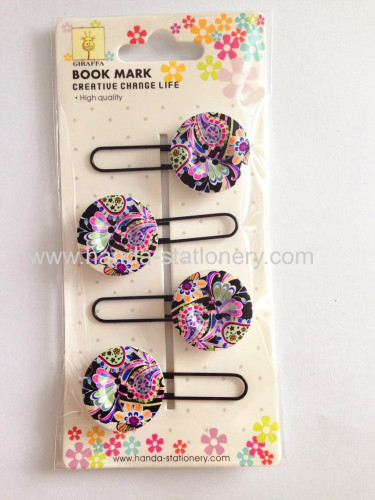 creative button shape paper clipsbookmarkspush pins