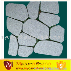 New granite paving stone on mesh granite