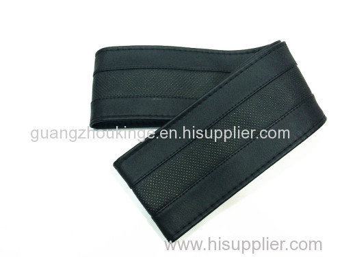 fiber leather craft car steering cover