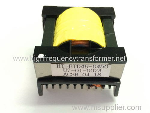 ETD Type High-frequency transformer for both vertical and horizontal types