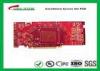 10 Layer PCB FR4 1.6MM Multilayer PCB Min Hole size 0.25mm Red Solder Mask