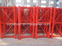 Hot Dipping Zinc and Steel Painted Fadeless Tower Crane Mast Section 2 x 2 x 3m
