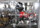 Automatic Auger Powder Filling Machine for cocoa and albumen powder 80 - 100 cans / min