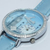 High quality leather women watch alloy watch