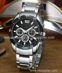 stainless steel fold band watch