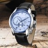 leather strap watch in good market