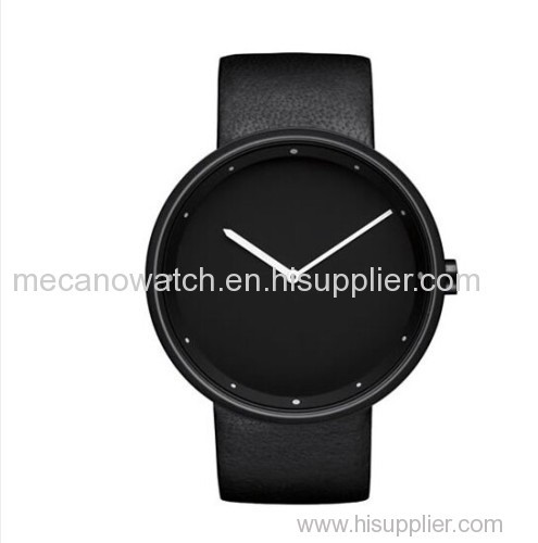 leather wrist watch with good quality