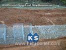 Stainless Steel Galvanized Hexagonal Wire Mesh Gabion Boxes , 0.5mm Thick PVC Coated