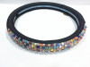 new design ceramic bead rubber molded car steering wheel cover